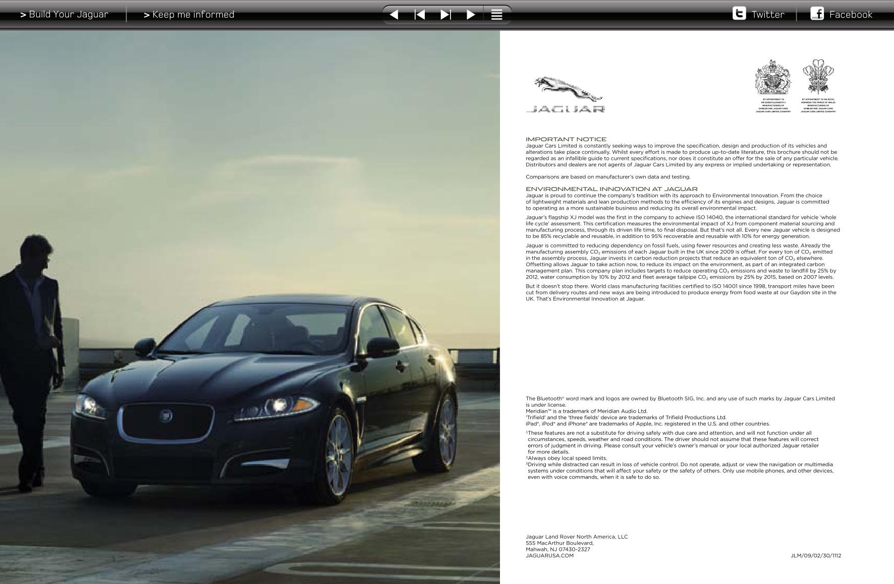 2013 Jaguar XF Brochure Page 42